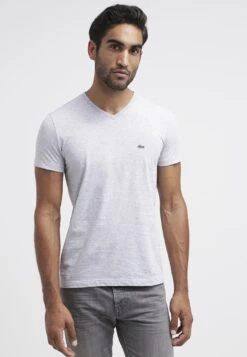 Lacoste T-Shirt Basique - Argent Chine