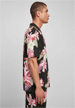 URBAN CLASSICS Aop Resort - Chemise - Darkjungle -Tenue Sport Homme Magasin 8a620157718e493eaa5d24c94ffb908c