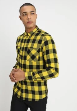 URBAN CLASSICS Checked - Chemise - Yellow