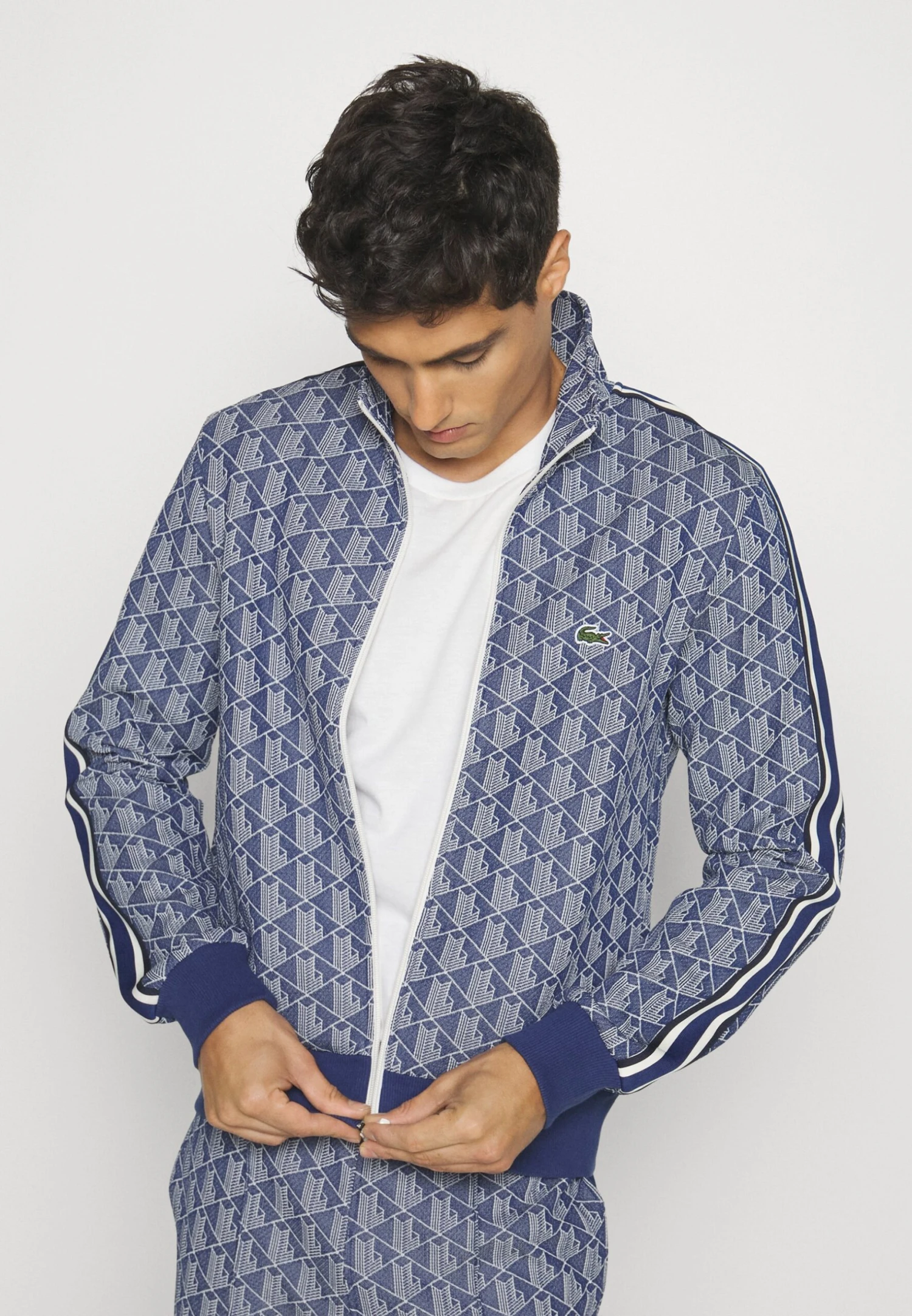 Lacoste Veste De Survêtement - Methylene/Flour 6 Lacoste Veste De Survêtement - Methylene/Flour – Image 4