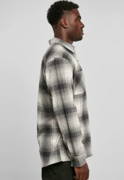 URBAN CLASSICS Mock Check - Chemise - Whitesand Black -Tenue Sport Homme Magasin 8d94bc6e7dc44f74bafaccc248260d8d
