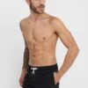 URBAN CLASSICS Block - Short De Bain - Black -Tenue Sport Homme Magasin 92452fa115f644e8943e4a7fbe9f440c