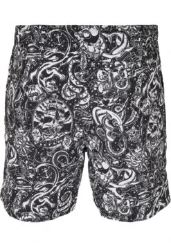 URBAN CLASSICS Pattern - Short De Bain - Tattoo Aop -Tenue Sport Homme Magasin 96fe98d7f3f54c5fbbbfe09022b164fb