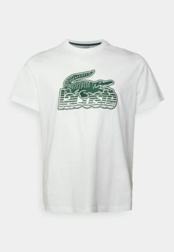 Lacoste T-Shirt Imprimé - White -Tenue Sport Homme Magasin 9a98a57147664f69a9104075d2f2e034