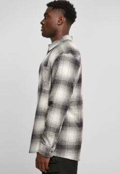 URBAN CLASSICS Mock Check - Chemise - Whitesand Black -Tenue Sport Homme Magasin 9b65f70efb7b4b7ab7d6621a08ed1328