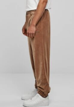 URBAN CLASSICS Sj Script Logo Essential - Pantalon De Survêtement - Light Brown -Tenue Sport Homme Magasin 9e6cafbb16074f239f6b1902c378013a