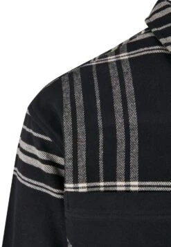 URBAN CLASSICS Long Oversized Checked Summit - Chemise - Black -Tenue Sport Homme Magasin 9f6d23a7792a45068f16646a5ed18bab