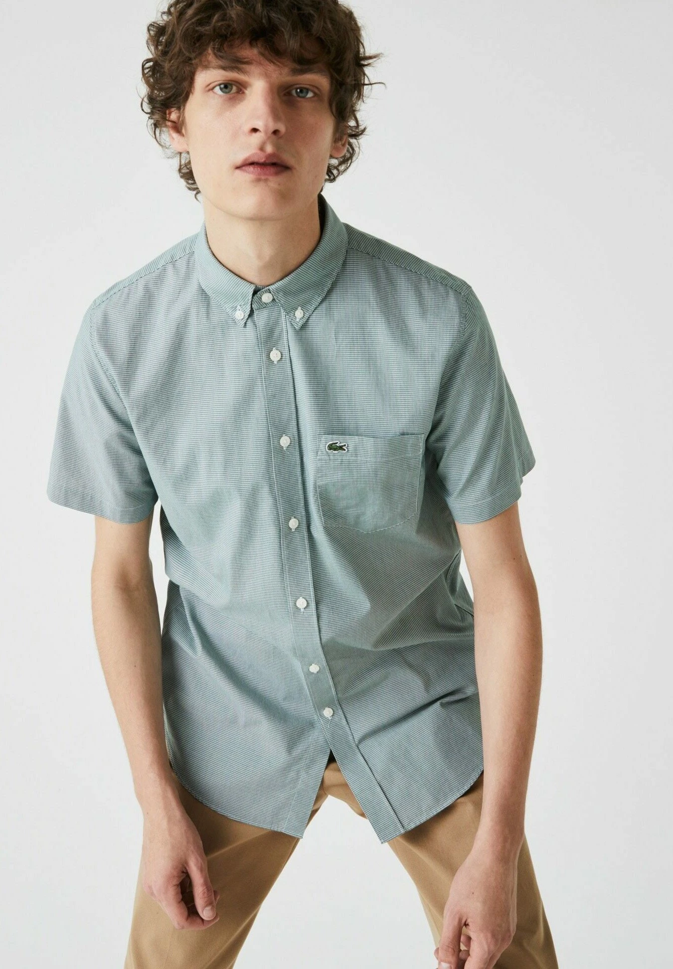 Lacoste Ch2879 - Chemise - Weiß / Grün 3 Lacoste Ch2879 - Chemise - Weiß / Grün