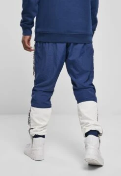 URBAN CLASSICS Starter - Pantalon De Survêtement - Blue Night/White -Tenue Sport Homme Magasin a6c7b8a9d57246f0ac6d0c8d7dfb5f67