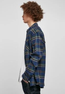 URBAN CLASSICS Chemise - Darkblue Bottlegreen -Tenue Sport Homme Magasin a8b16b019a284eb2ab9b5b5e345a5363