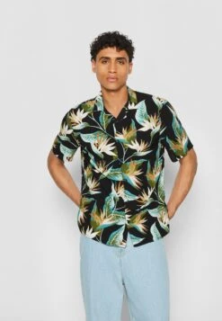 URBAN CLASSICS Blossoms - Chemise - Black -Tenue Sport Homme Magasin ae6e4dc7c6fe4e0791808afb740c23c9