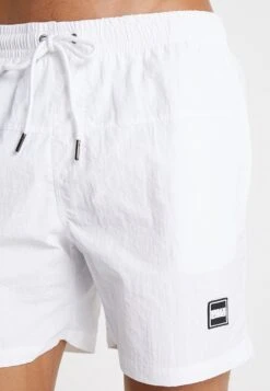 URBAN CLASSICS Block - Short De Bain - White -Tenue Sport Homme Magasin b2b4bfd6b32840078920529aa5bcfdcc