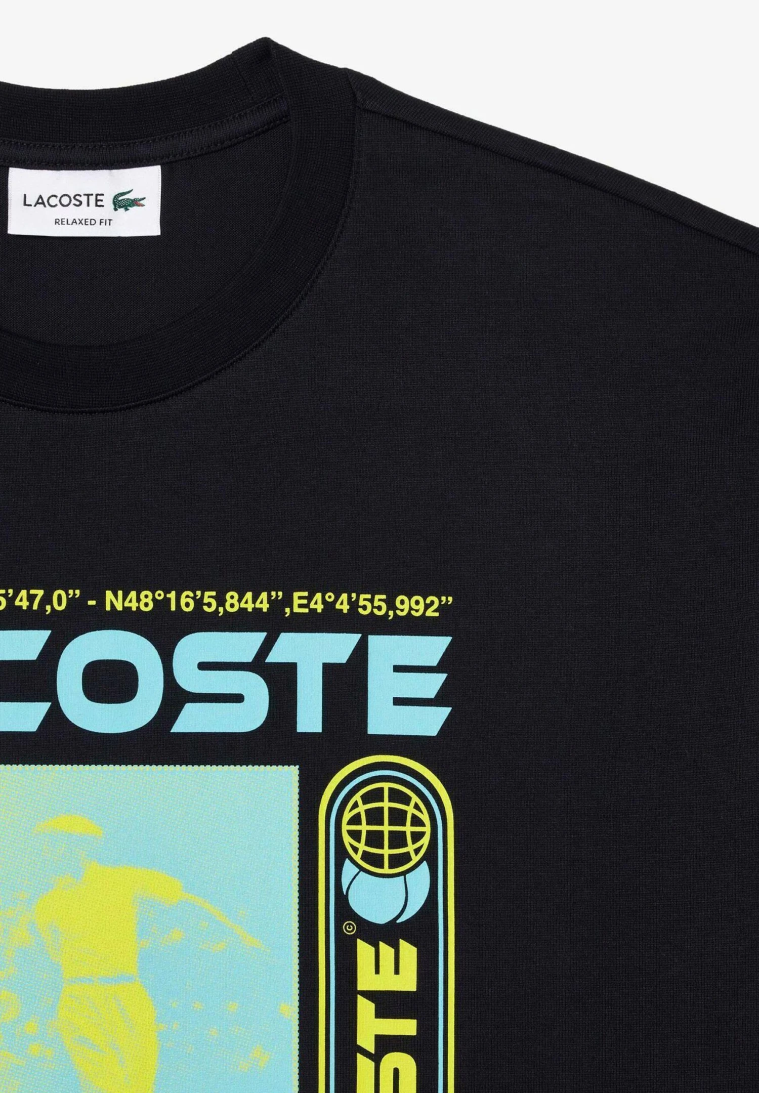 Lacoste T-Shirt Imprimé - Bleu Marine Hde 8 Lacoste T-Shirt Imprimé - Bleu Marine Hde – Image 6