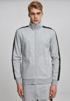 URBAN CLASSICS Veste De Survêtement - Grey/Black