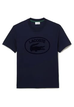 Lacoste T-Shirt Imprimé - Bleu Marine -Tenue Sport Homme Magasin bc8aa3ce1a194fc18cafd19965e847c9