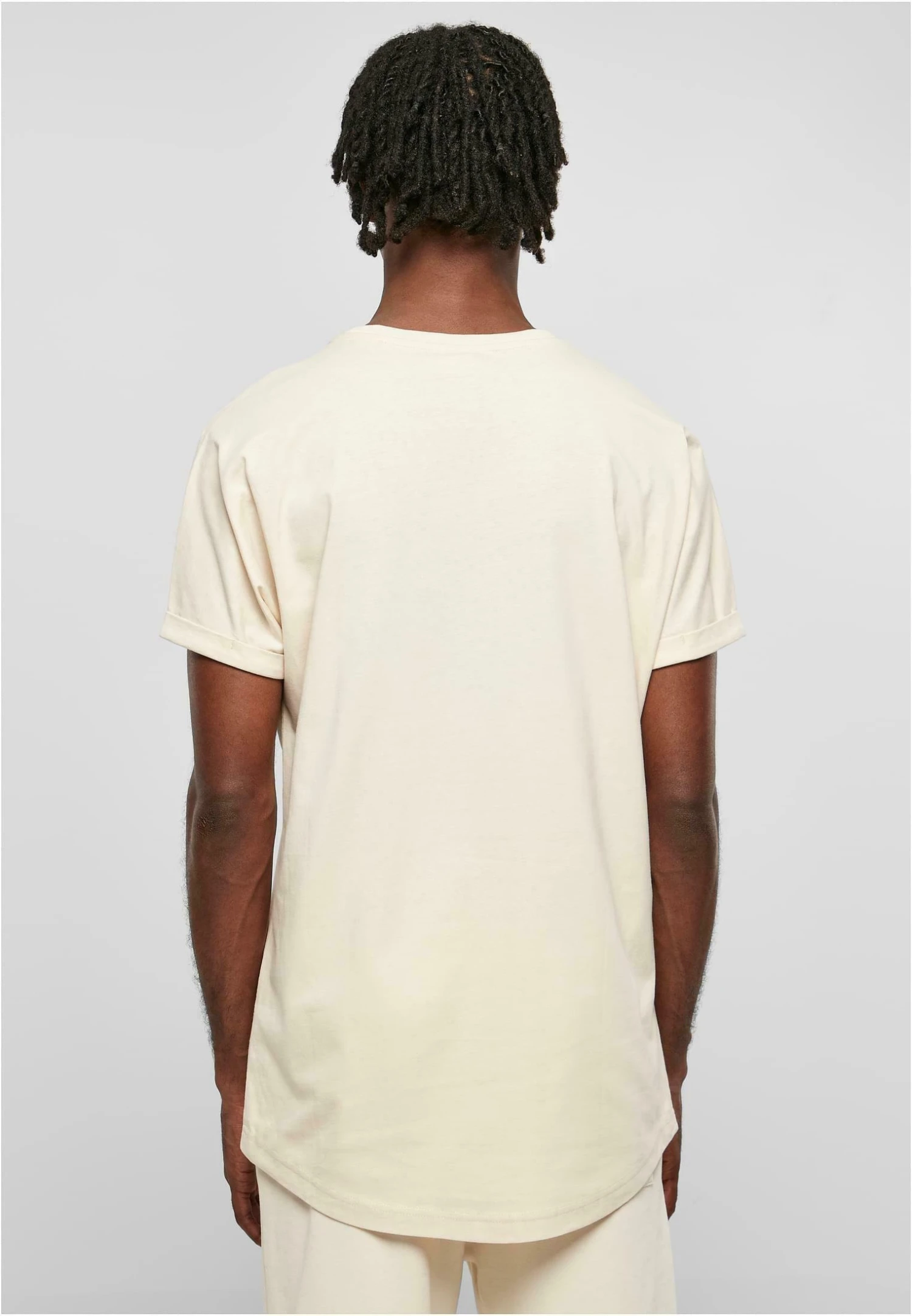 URBAN CLASSICS Long Shaped Turnup - T-Shirt Basique - Whitesand 5 URBAN CLASSICS Long Shaped Turnup - T-Shirt Basique - Whitesand – Image 3