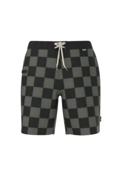 Vans The Daily Vintage Check - Caleçon De Bain - Black