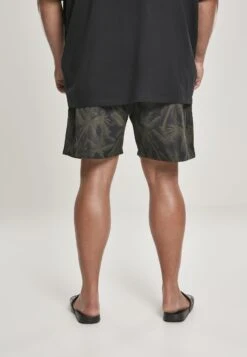 URBAN CLASSICS Pattern - Short De Bain - Palm/Olive -Tenue Sport Homme Magasin c8e96cbb0b5a4012a7ae2afeee5319a4