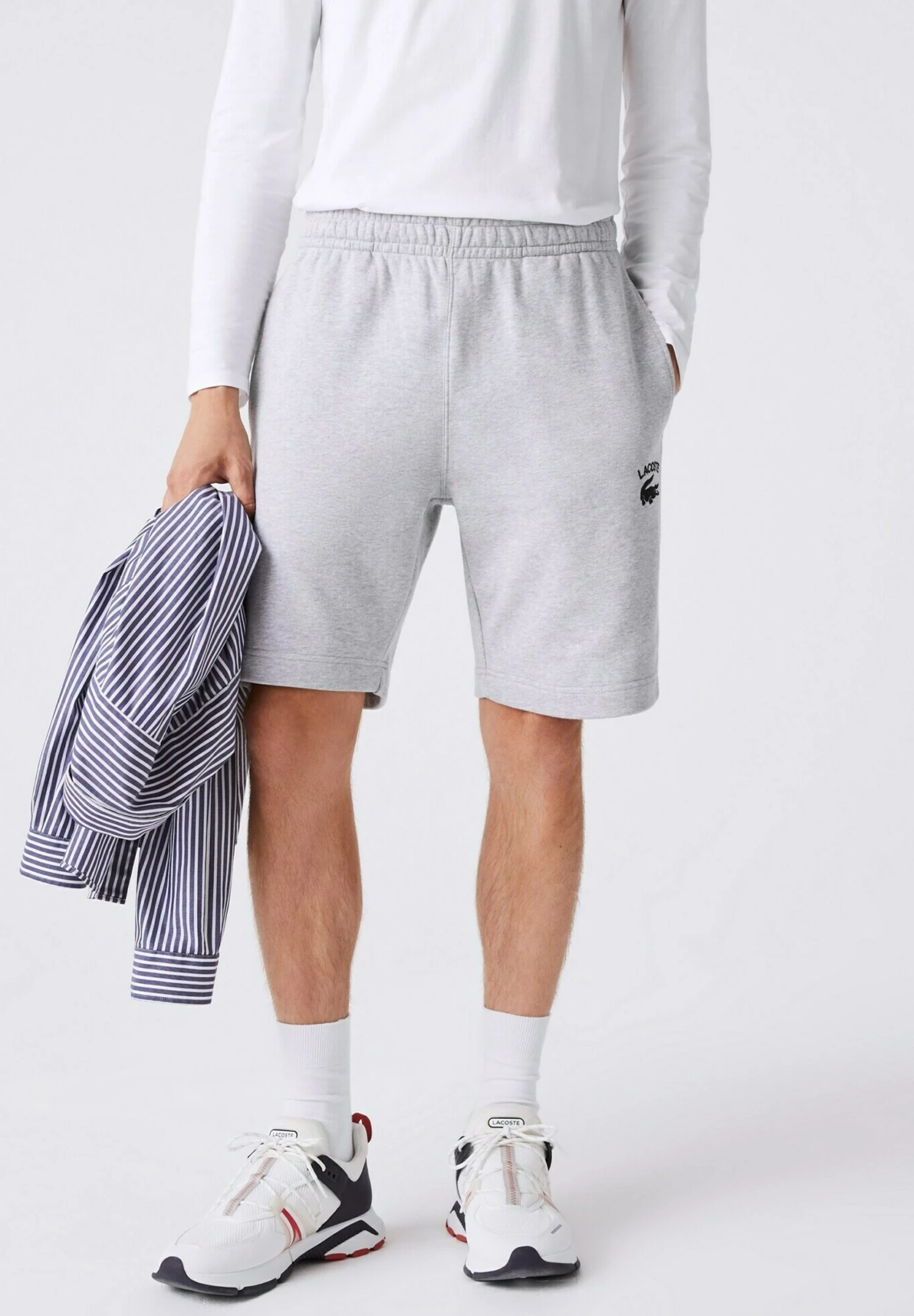Lacoste Short - Gris Chiné 3 Lacoste Short - Gris Chiné