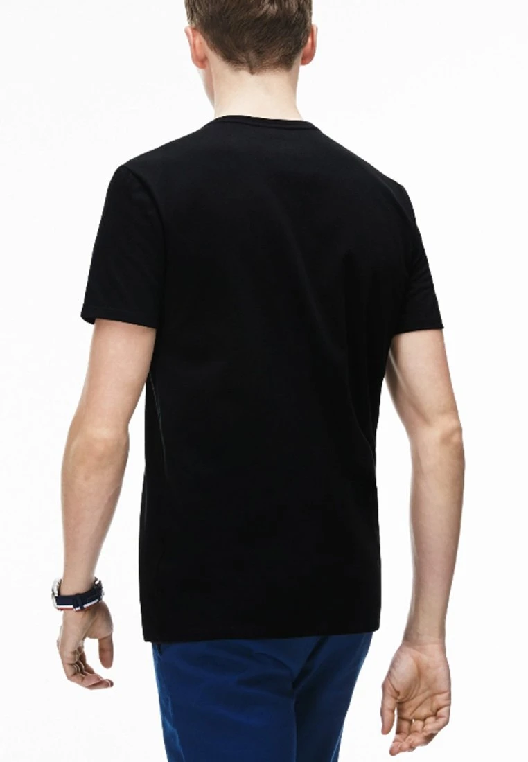 Lacoste T-Shirt Basique - Noir 4 Lacoste T-Shirt Basique - Noir – Image 2
