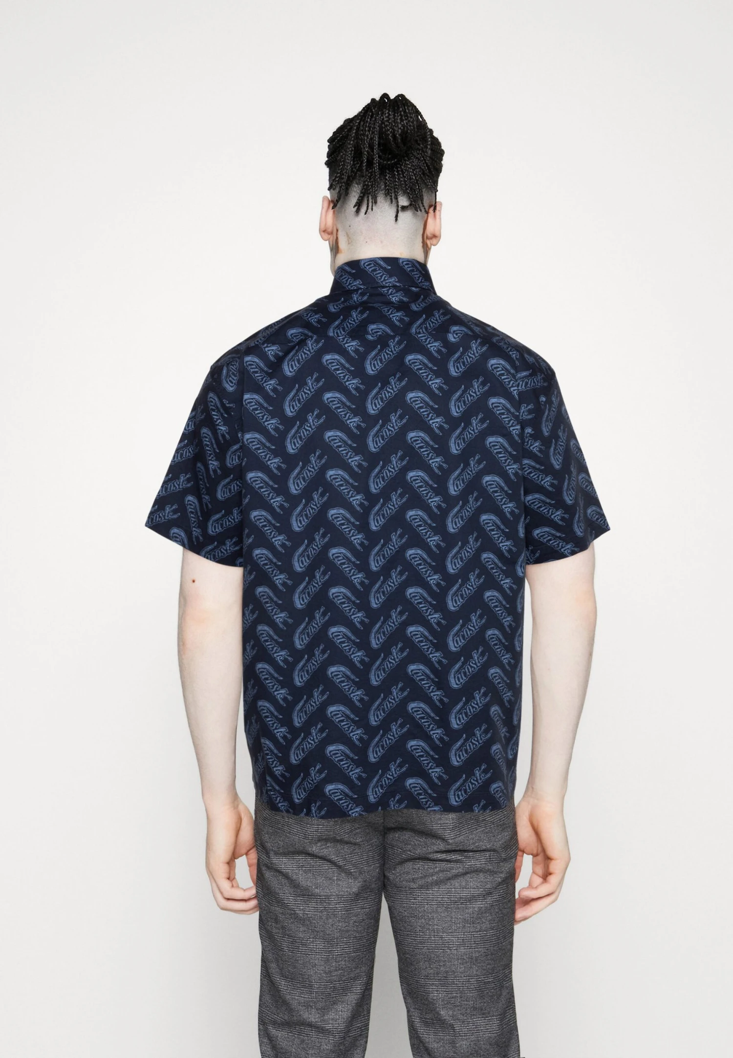 Lacoste Chemise - Navy Blue/Ethereal 5 Lacoste Chemise - Navy Blue/Ethereal – Image 3