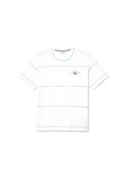 Lacoste Tee - T-Shirt Imprimé - Blanc