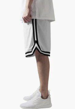 URBAN CLASSICS Short - White, Black -Tenue Sport Homme Magasin d8ee058071bd4823ba7f7cdc2180c2b2