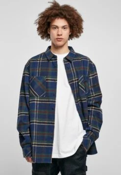 URBAN CLASSICS Chemise - Darkblue Bottlegreen