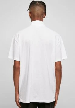 URBAN CLASSICS Boxy Zip - T-Shirt Imprimé - White -Tenue Sport Homme Magasin da30bc6992354f778e1a694f10ee197f