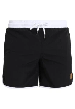 URBAN CLASSICS Retro - Short De Bain - Black/White -Tenue Sport Homme Magasin df5a1146b13b410c9bfbeda9c4017a75