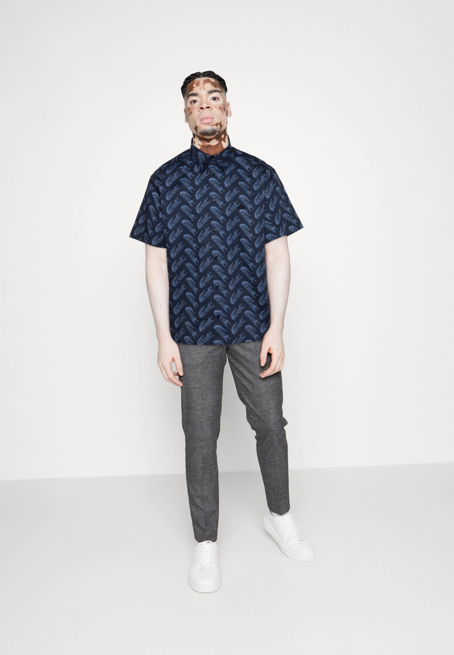 Lacoste Chemise - Navy Blue/Ethereal 4 Lacoste Chemise - Navy Blue/Ethereal – Image 2