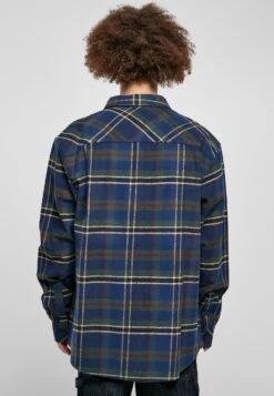 URBAN CLASSICS Chemise - Darkblue Bottlegreen -Tenue Sport Homme Magasin eba115ff85144ff1a751f51dd95d37f9