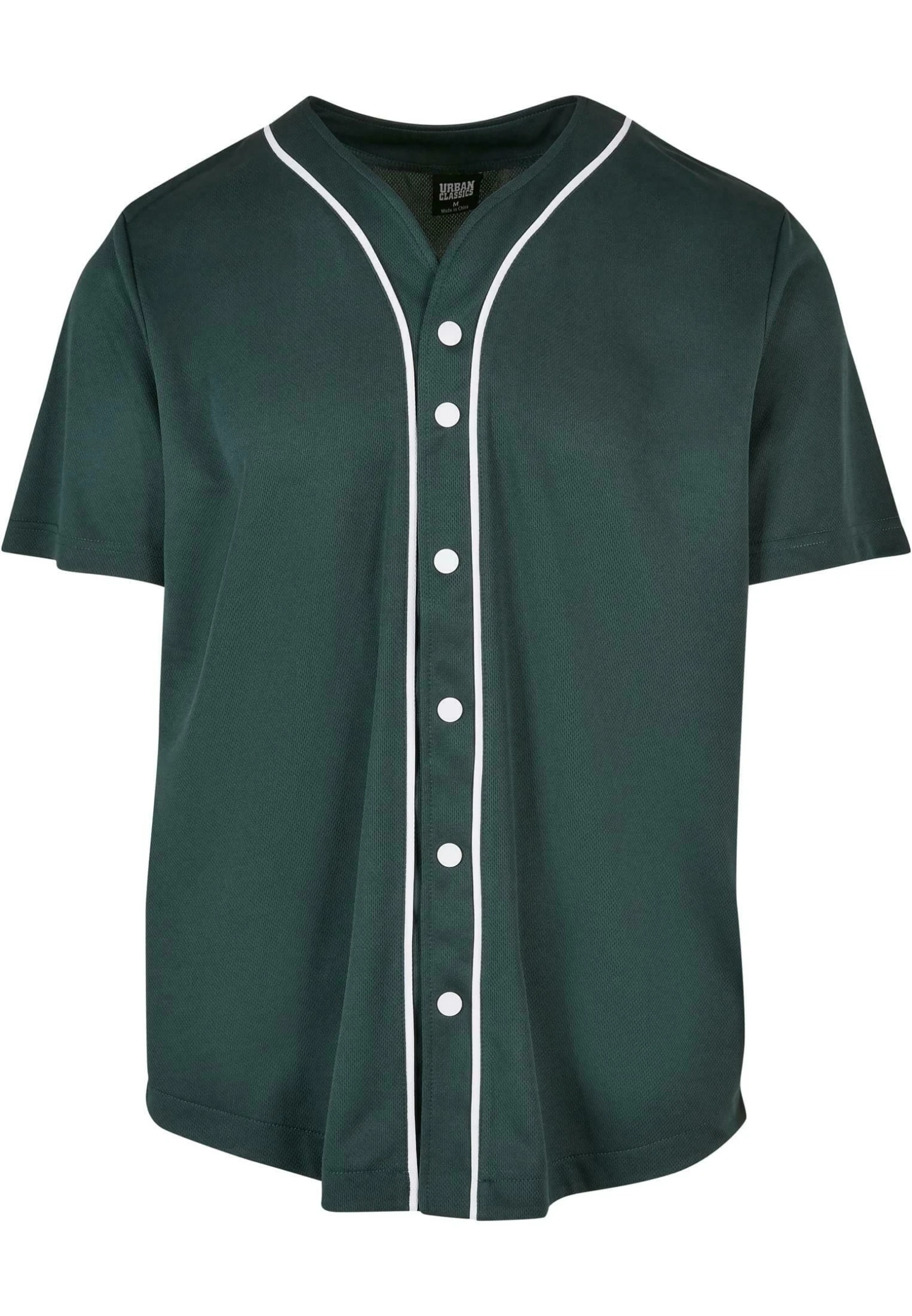 URBAN CLASSICS Baseball - Chemise - Bottlegreen White 8 URBAN CLASSICS Baseball - Chemise - Bottlegreen White – Image 6