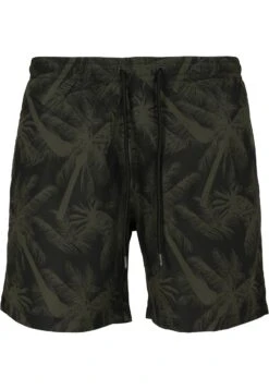 URBAN CLASSICS Pattern - Short De Bain - Palm/Olive -Tenue Sport Homme Magasin f41148383c384b90856c71d82626794c
