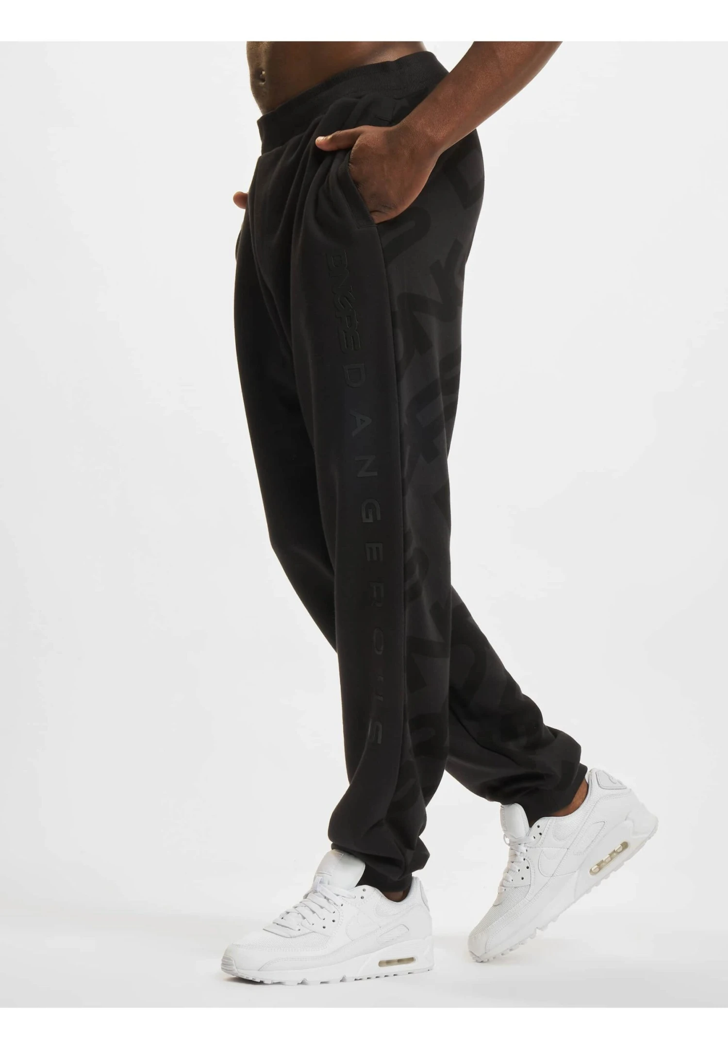 URBAN CLASSICS Dangerous Dngrs Identity - Pantalon De Survêtement - Black 9 URBAN CLASSICS Dangerous Dngrs Identity - Pantalon De Survêtement - Black – Image 7