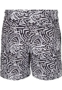 URBAN CLASSICS Pattern - Short De Bain - Signs Aop -Tenue Sport Homme Magasin f7edbfb566d5409b81904f3edf7e0f9f
