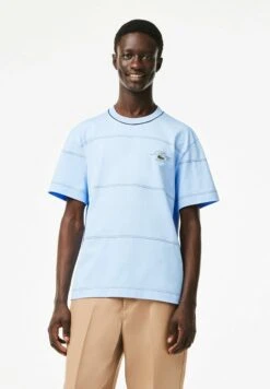 Lacoste Tee - T-Shirt Imprimé - Bleu