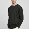 URBAN CLASSICS Oversized Shaped Double Layer Tee - T-Shirt À Manches Longues - Black/Black -Tenue Sport Homme Magasin ff84392795794e1784ca7899785e7629