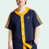 Adidas Originals Cl Ss Bb - Chemise - Dark Blue Crew Yellow -Tenue Sport Homme Magasin ffdab669a9414fff86100909790a6425